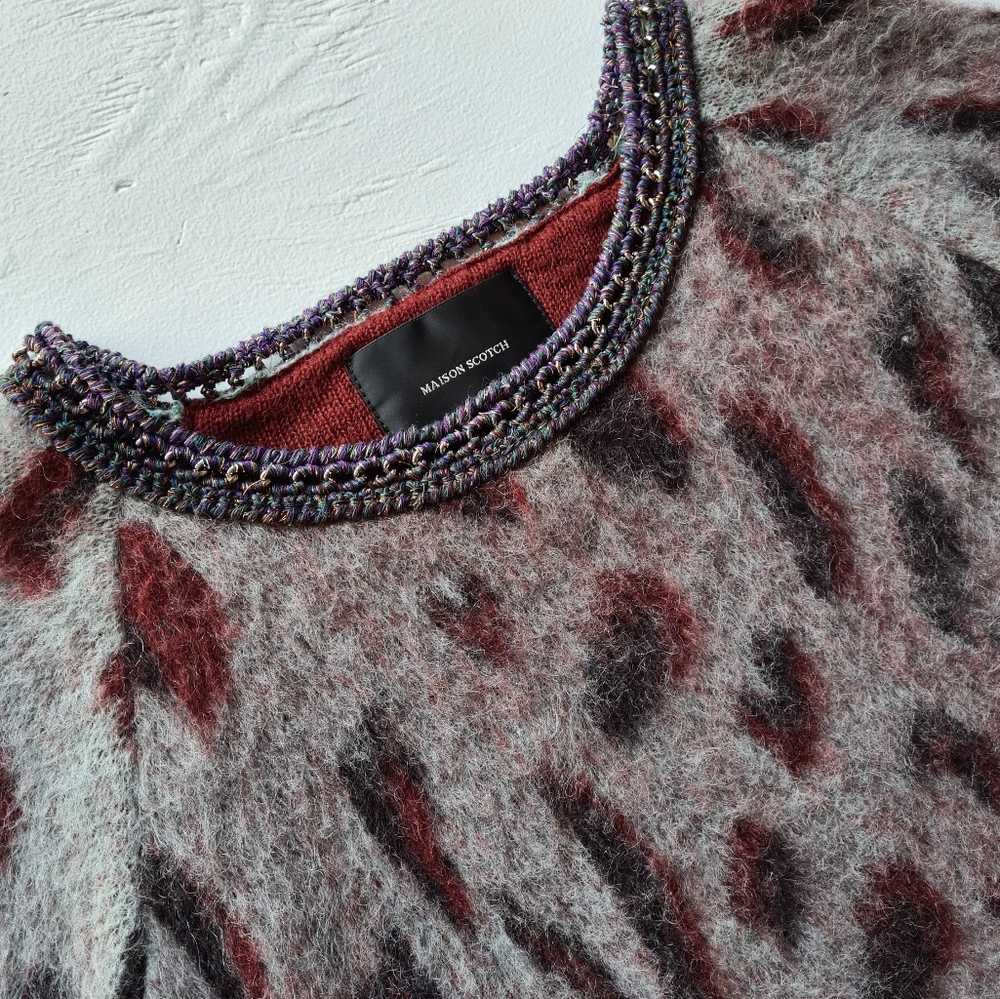 Maison Scotch Designer Biker Sweater Jumper - Picture 6 of 15